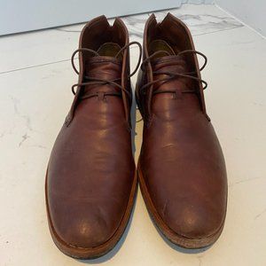 Timberland Deerskin Chukka Ankle Boots Size 9 US/43 EU Brown